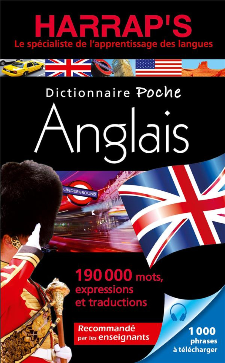 HARRAP'S DICTIONNAIRE POCHE ANGLAIS - XXX - LAROUSSE