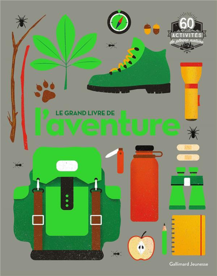 LE GRAND LIVRE DE L'AVENTURE - 60 ACTIVITES DE PLEINE NATURE - TOWELL COLIN - GALLIMARD