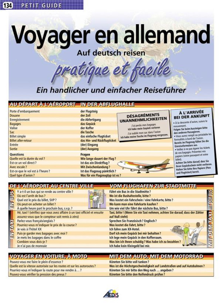 VOYAGER EN ALLEMAND - COLLECTIF - AEDIS