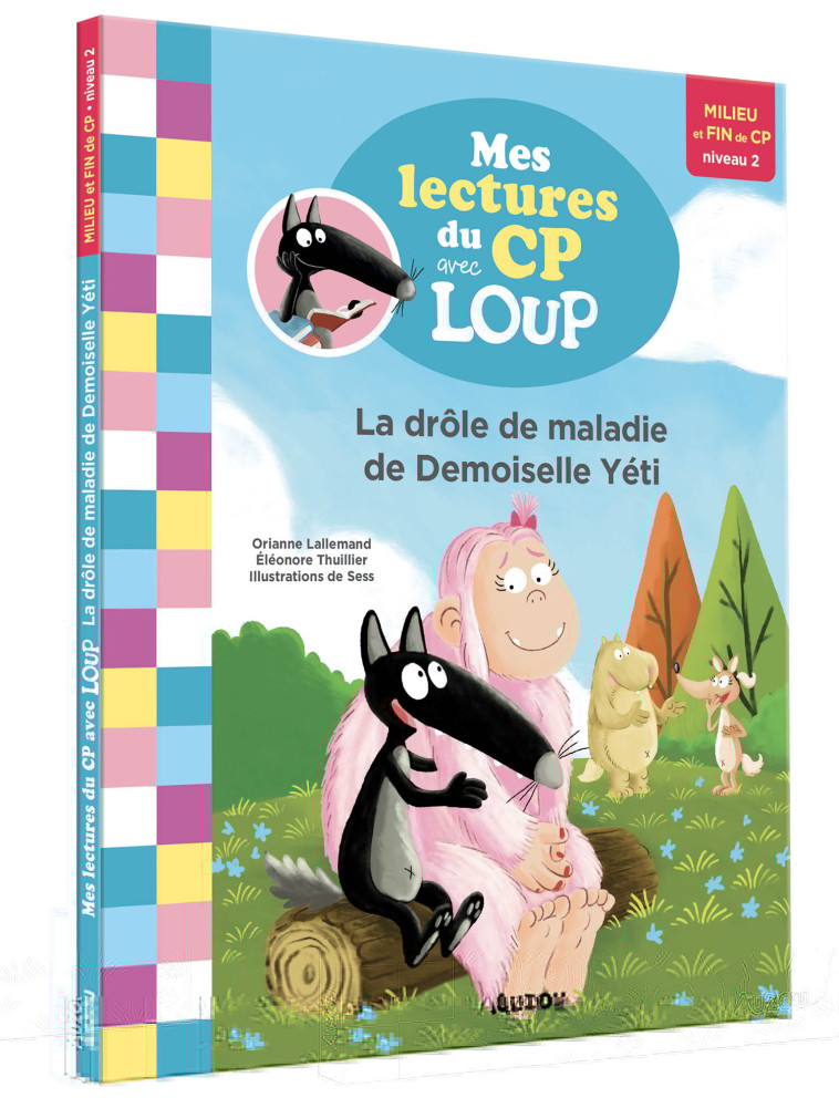 MES LECTURES DU CP AVEC LOUP - LA DROLE DE MALADIE DE DEMOISELLE YETI - Orianne Lallemand - AUZOU