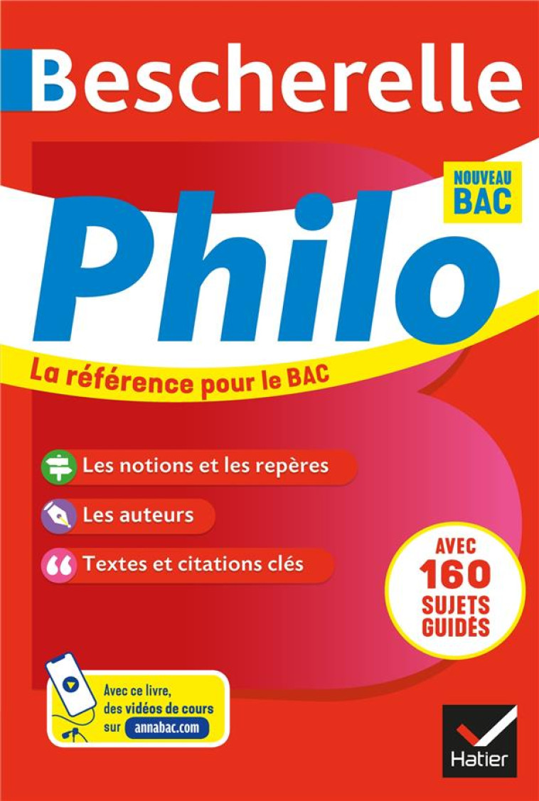 BESCHERELLE PHILO TLE - NOUVEAU PROGRAMME, NOUVEAU BAC (2022-2023) - CERQUEIRA/LAMOUCHE - HATIER SCOLAIRE