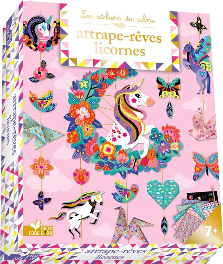 ATTRAPE-REVES LICORNES - COFFRET AVEC ACCESSOIRES - SILEO CINZIA - HACHETTE