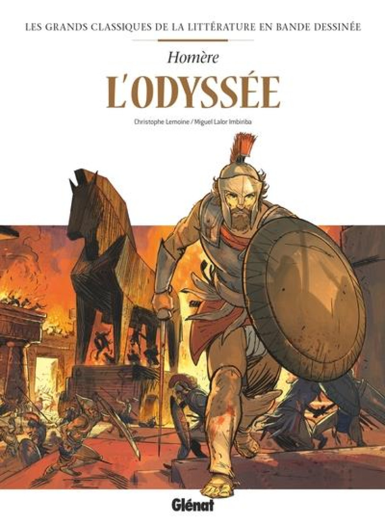 L'ODYSSEE EN BD - LEMOINE/HOMERE - GLENAT