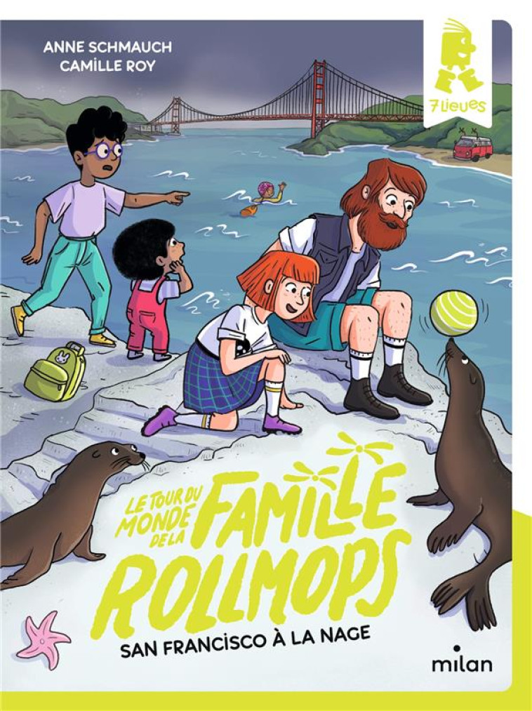 LE TOUR DU MONDE DE LA FAMILLE ROLLMOPS, TOME 03 - SAN FRANCISCO A LA NAGE - SCHMAUCH/ROY - MILAN