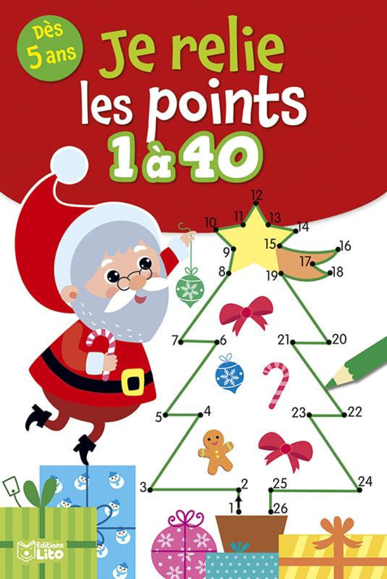 RELIE LES POINTS 1 A 40 NOEL - XXX - LITO