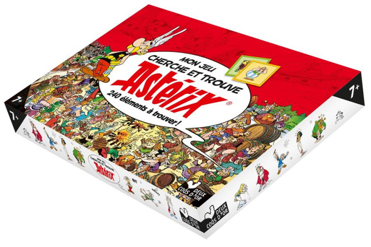 MON JEU CHERCHE ET TROUVE ASTERIX - COFFRET AVEC PLATEAU ET CARTES - XXX - NC