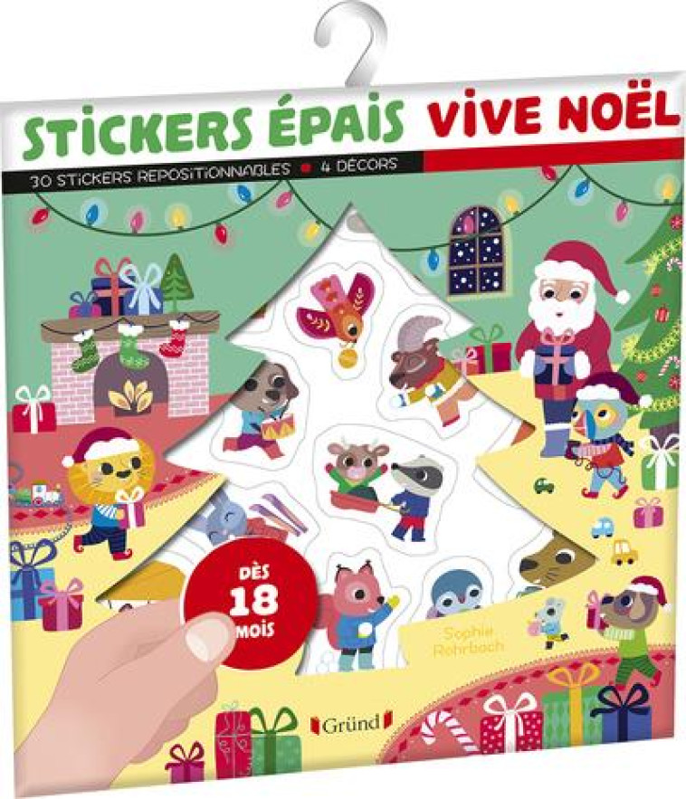 STICKERS EPAIS - VIVE NOEL ! - ROHRBACH SOPHIE - NC