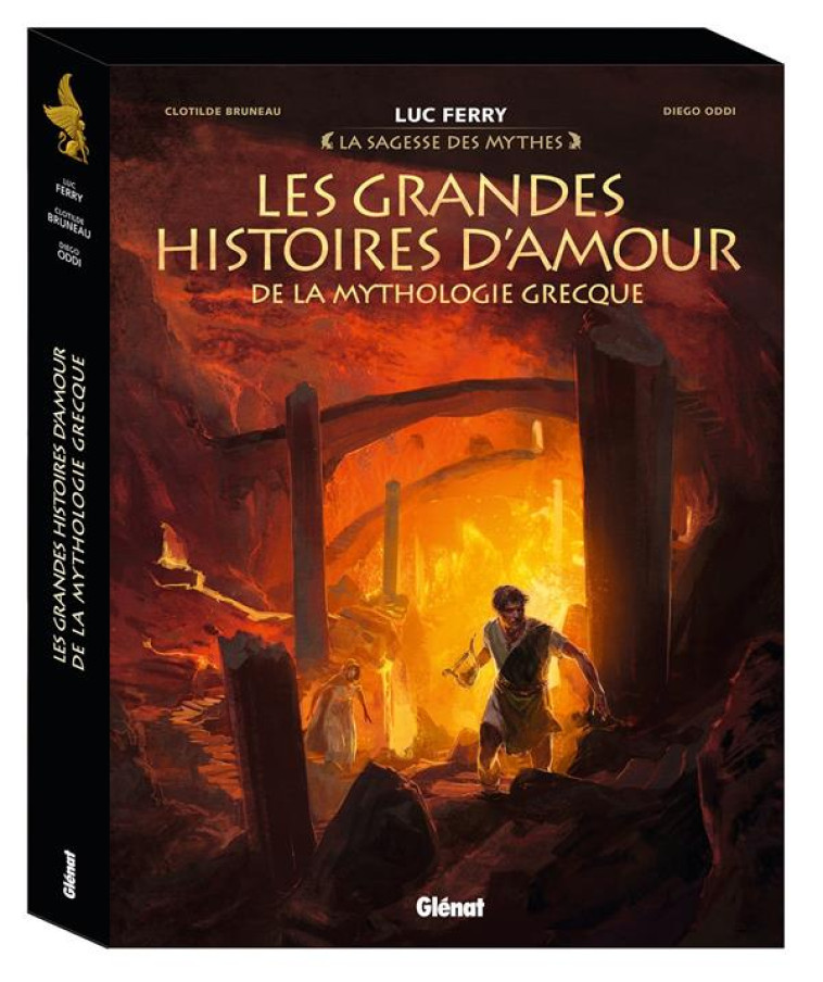 LES GRANDES HISTOIRES D'AMOUR DE LA MYTHOLOGIE GRECQUE - ORPHEE ET EURYDICE / EROS ET PSYCHE / NARCI - BRUNEAU/ODDI - GLENAT