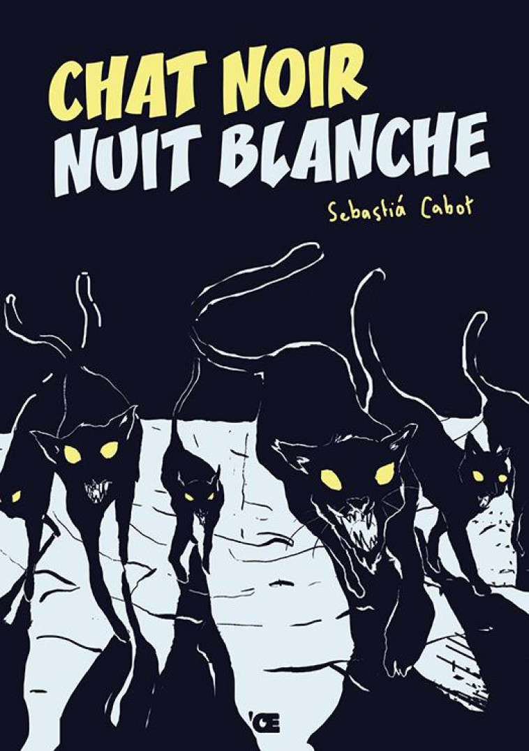 CHAT NOIR NUIT BLANCHE - CABOT SEBASTIA - OEUF