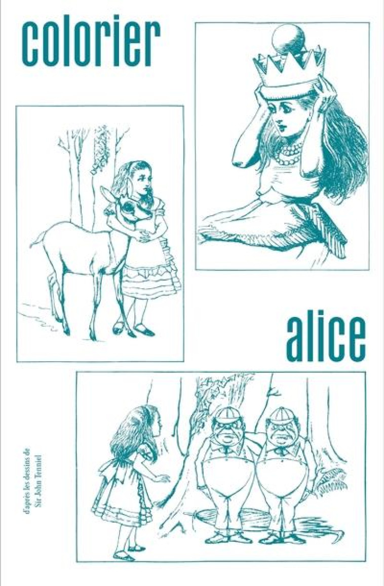 COLORIER ALICE - COLORIER ALICE - TENNIEL/FIEVRE - MAM STRASBOURG