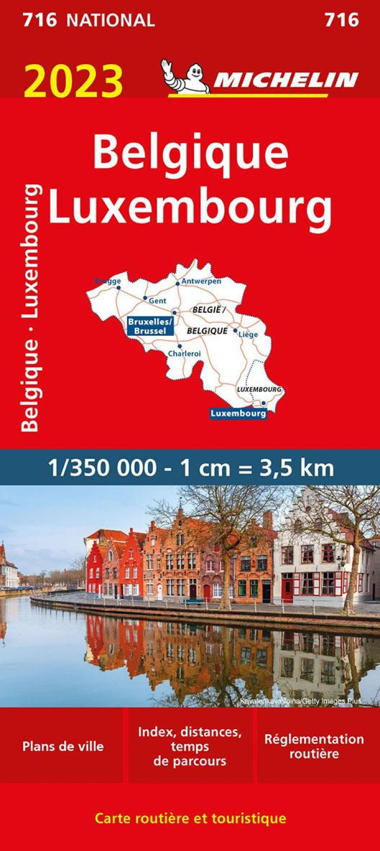 CARTE BELGIQUE, LUXEMBOURG 2023 MICHELIN - XXX - MICHELIN