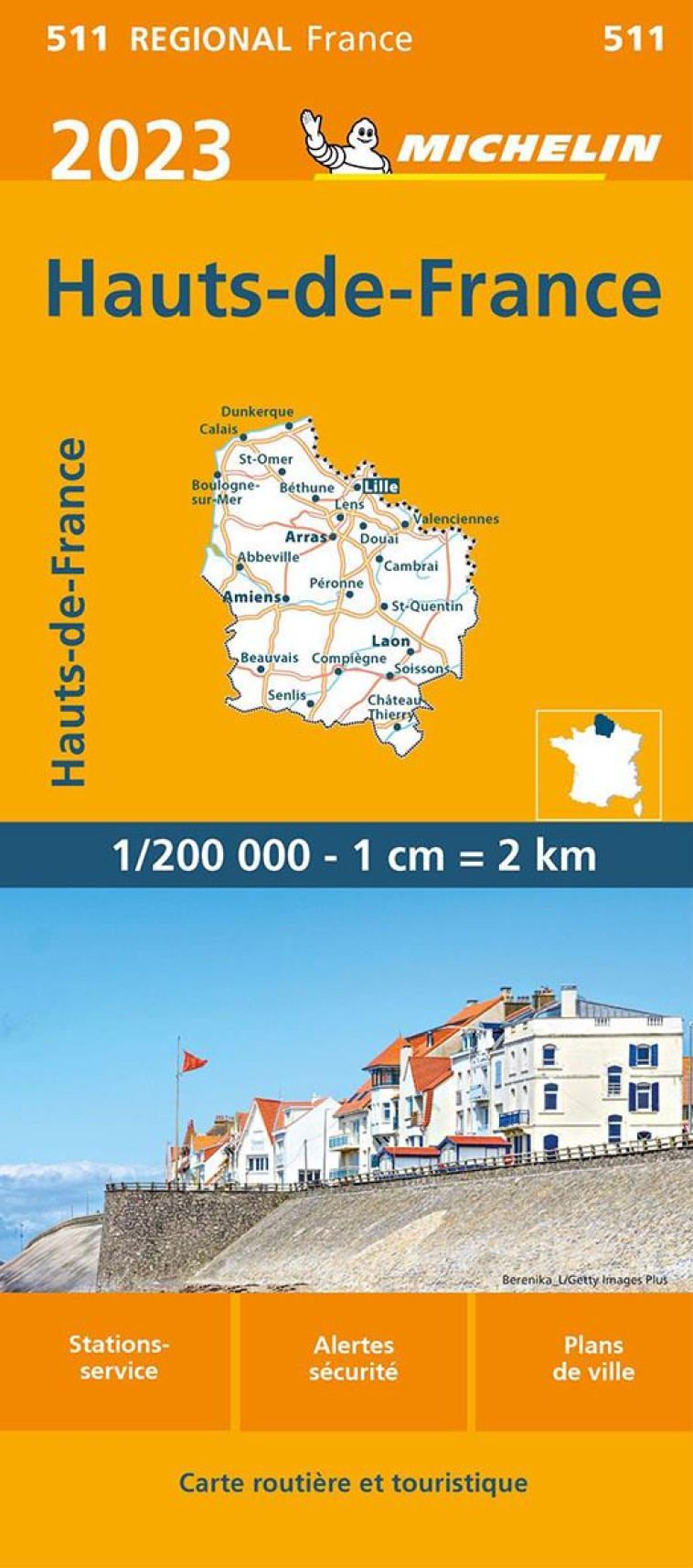 CARTE HAUTS-DE-FRANCE 2023 MICHELIN - XXX - MICHELIN