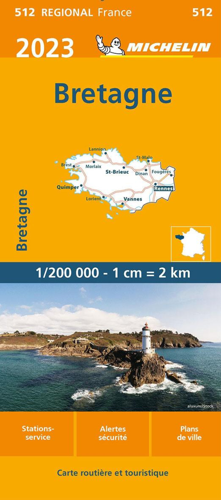 CARTE BRETAGNE 2023 MICHELIN - XXX - MICHELIN