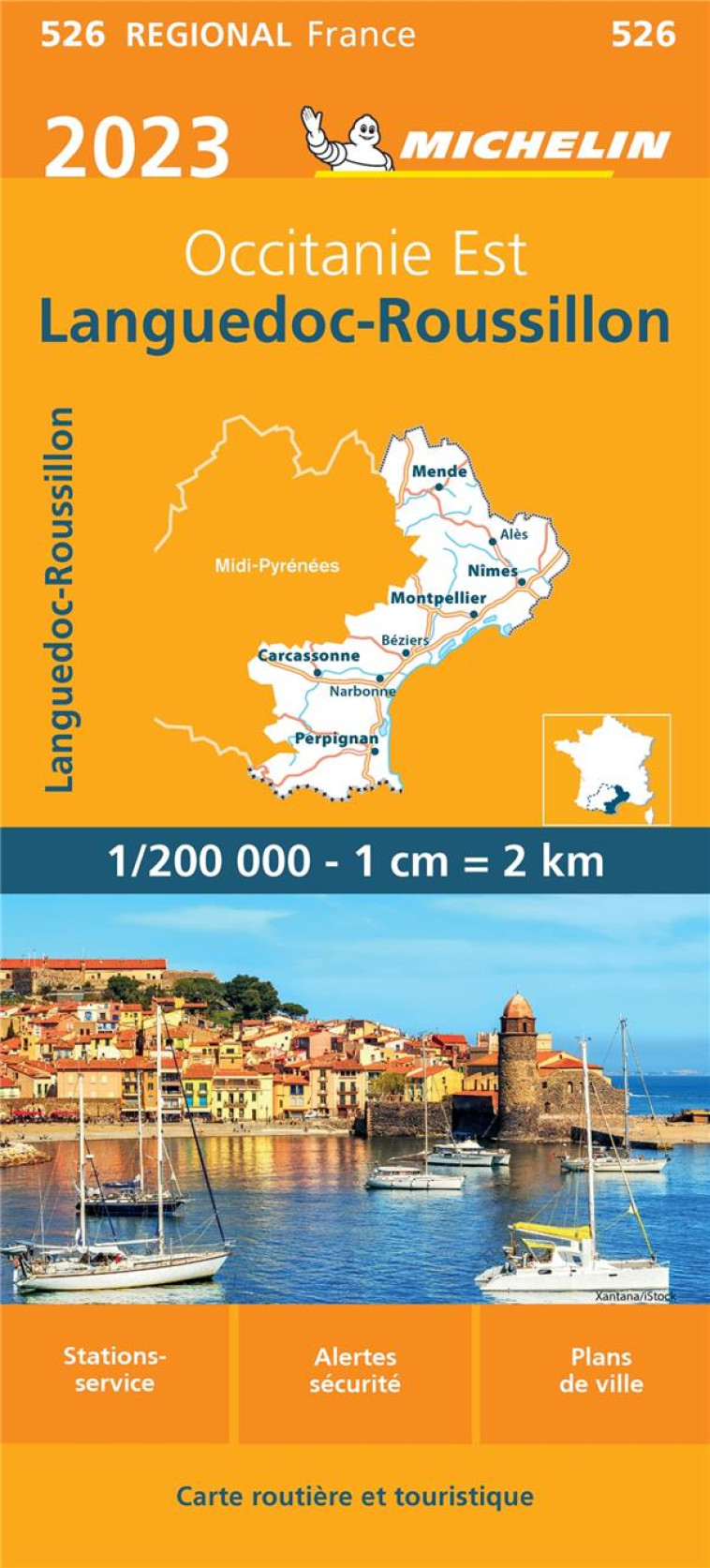 CARTE LANGUEDOC-ROUSSILLON 2023 MICHELIN - XXX - MICHELIN