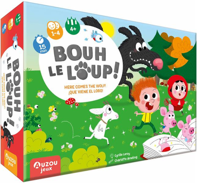 P'TITS JEUX - BOUH LE LOUP ! - LEROY/AMELING - NC