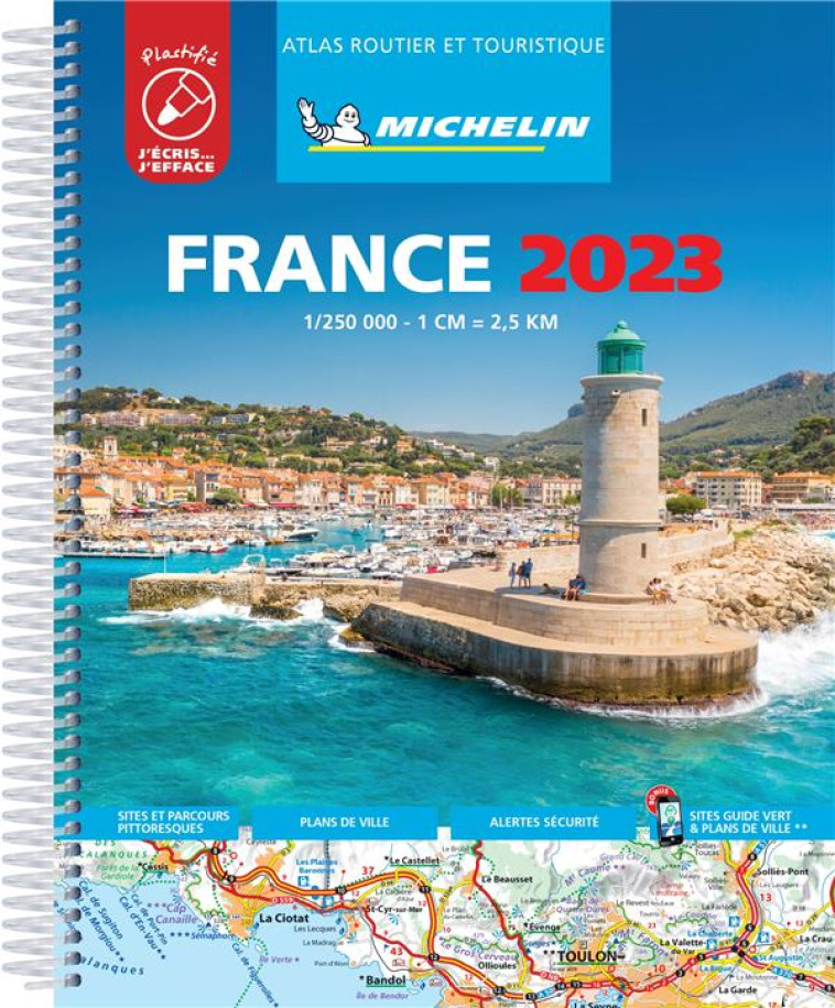 ATLAS ROUTIER FRANCE 2023 PLASTIFIE MICHELIN - XXX - MICHELIN