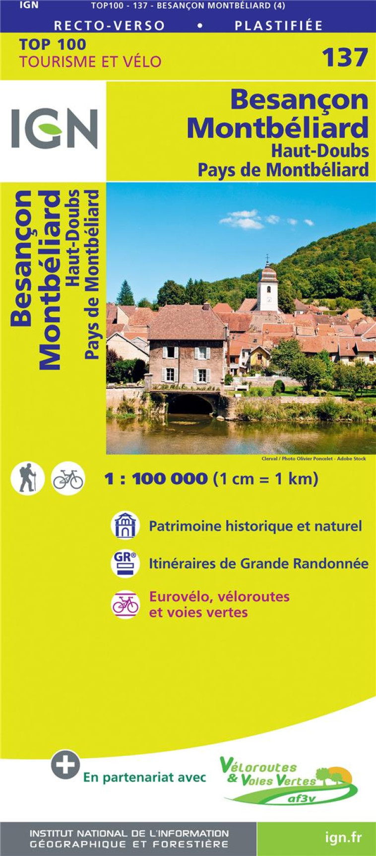 137 - BESANCON MONTBELIARD HAUT DOUBS PAYS DE MONTBELIARD - XXX - MICHELIN