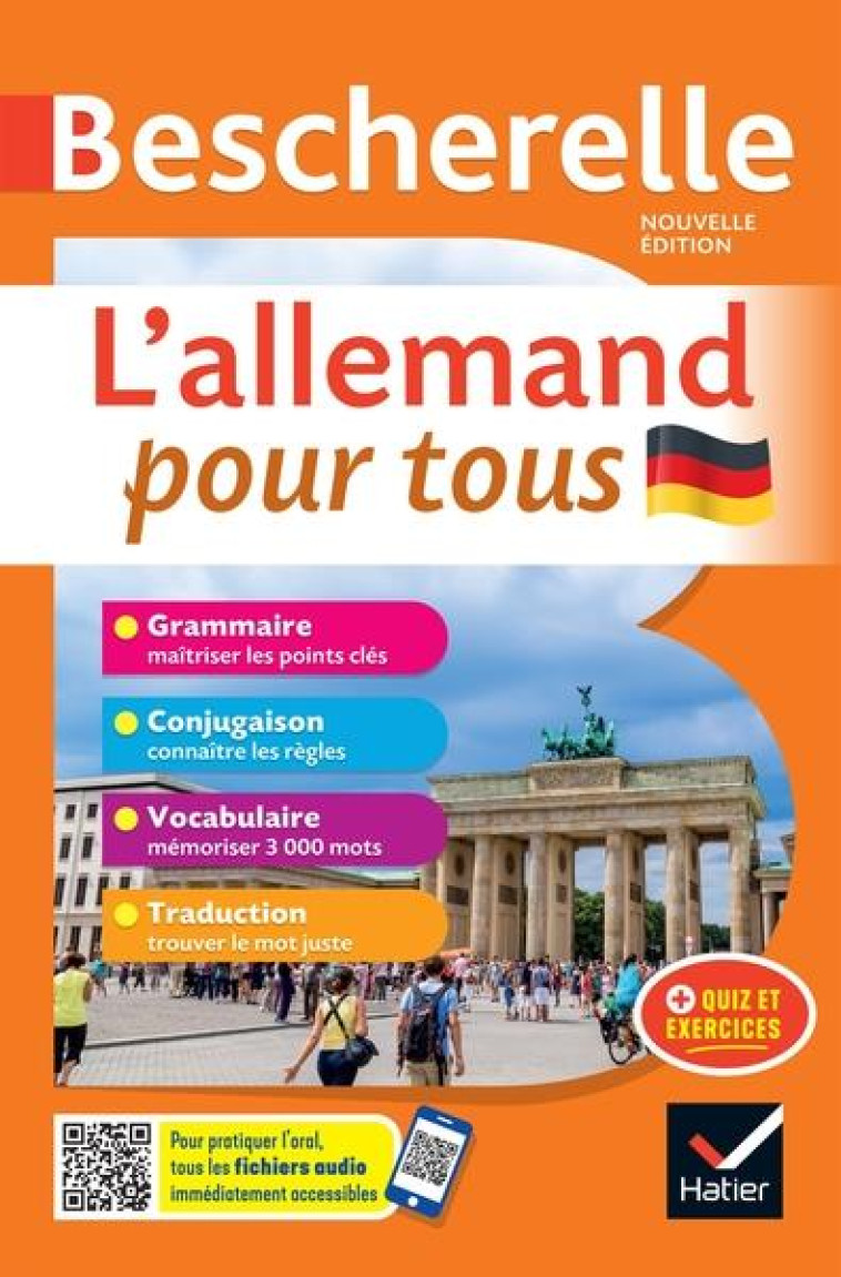 BESCHERELLE L'ALLEMAND POUR TOUS - NOUVELLE EDITION - TOUT-EN-UN (GRAMMAIRE, CONJUGAISON, VOCABULAIR - METRICH/LARRORY - HATIER SCOLAIRE