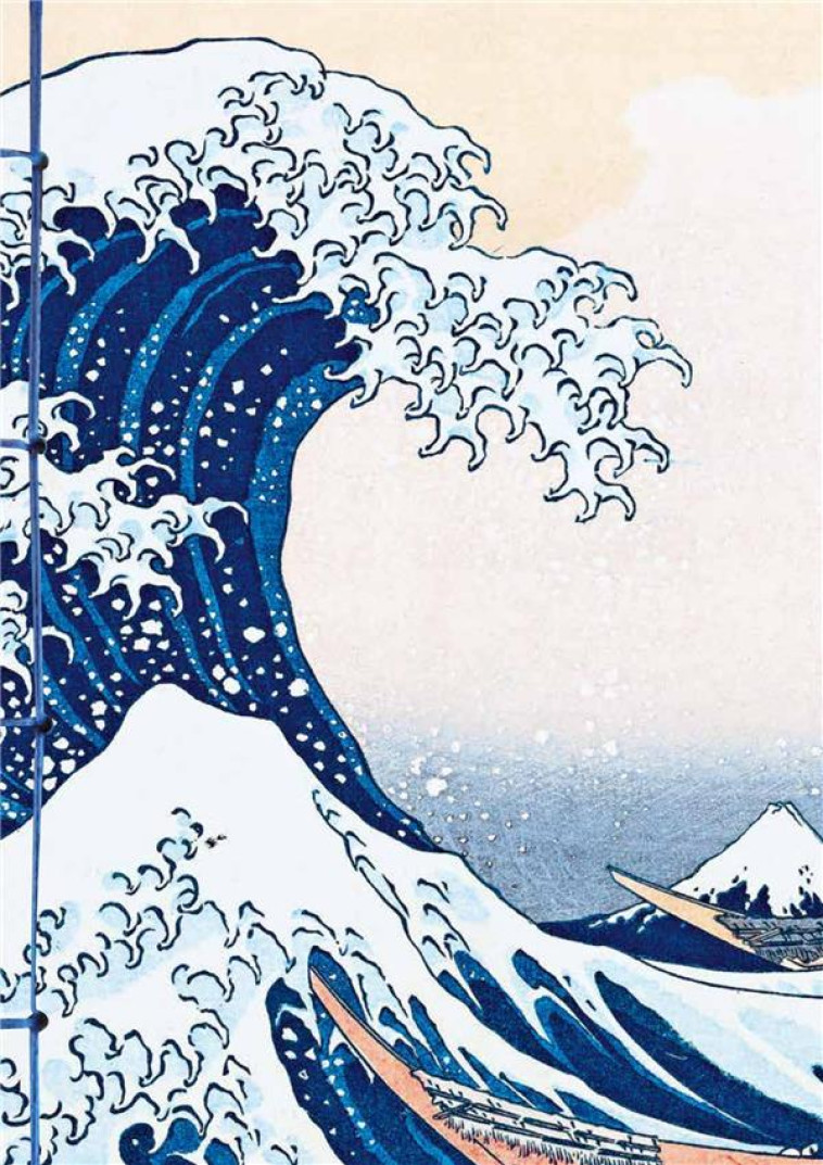 CARNET HAZAN HOKUSAI, LA GRANDE VAGUE DE KANAGAWA 18 X 26 CM (PAPETERIE) - XXX - NC