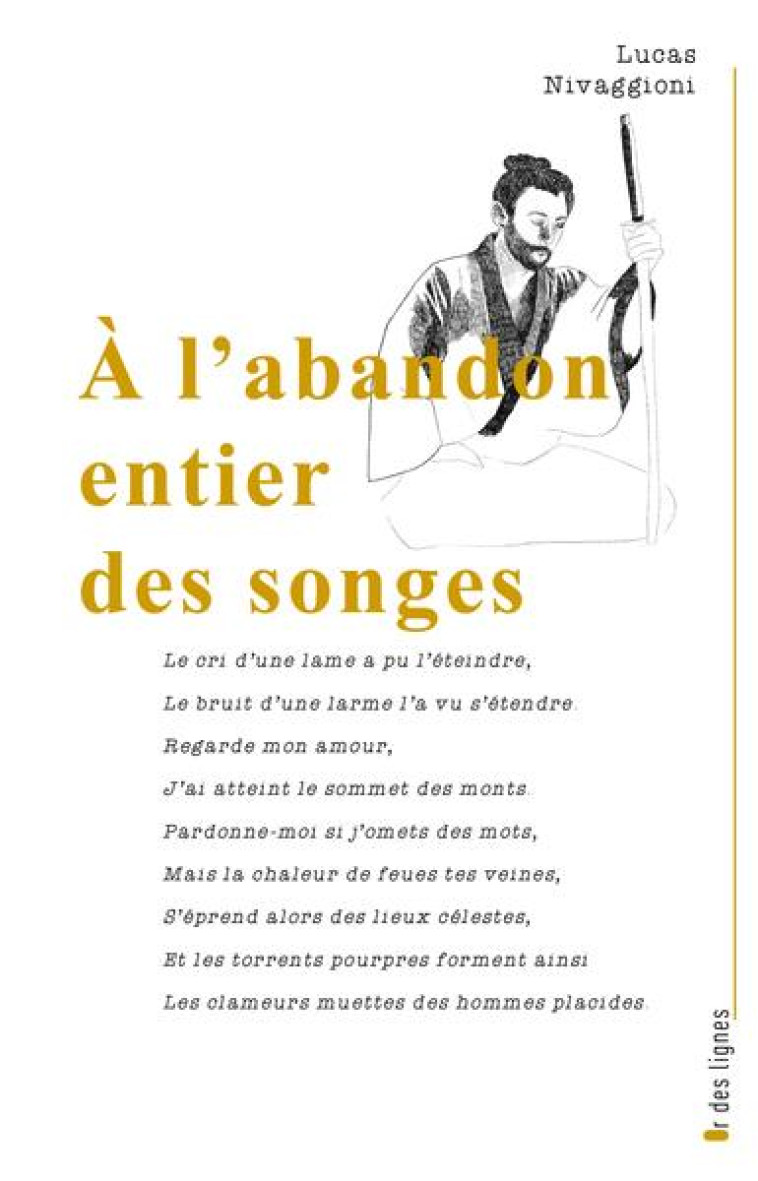 A L'ABANDON ENTIER DES SONGES - NIVAGGIONI LUCAS - FR BELLES LETTR