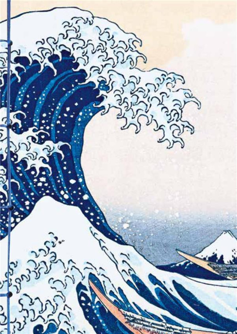 CARNET HAZAN HOKUSAI, LA GRANDE VAGUE DE KANAGAWA  12 X 17 CM (PAPETERIE) - XXX - NC