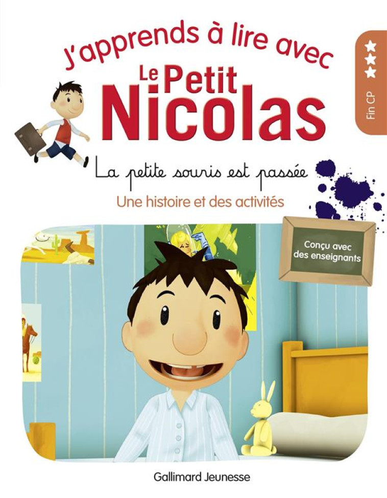 J'APPRENDS A LIRE AVEC LE PETIT NICOLAS - T18 - LA PETITE SOURIS EST PASSEE - DEMARIA MARJORIE - GALLIMARD