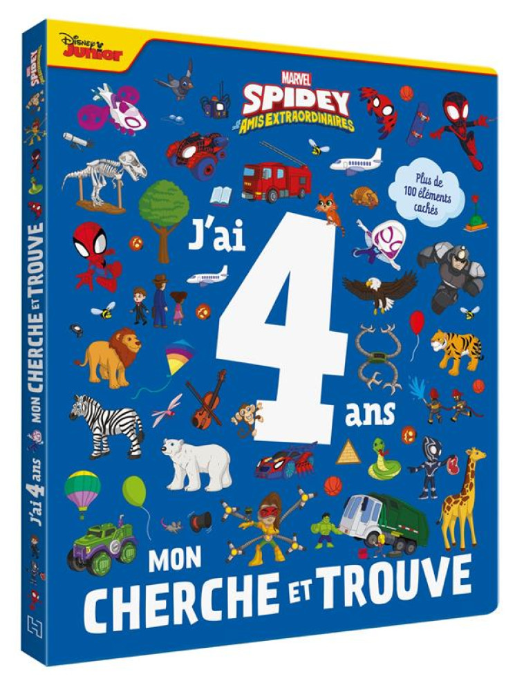 SPIDEY ET SES AMIS EXTRAORDINAIRES - MON CHERCHE ET TROUVE - J-AI 4 ANS - MARVEL - XXX - HACHETTE