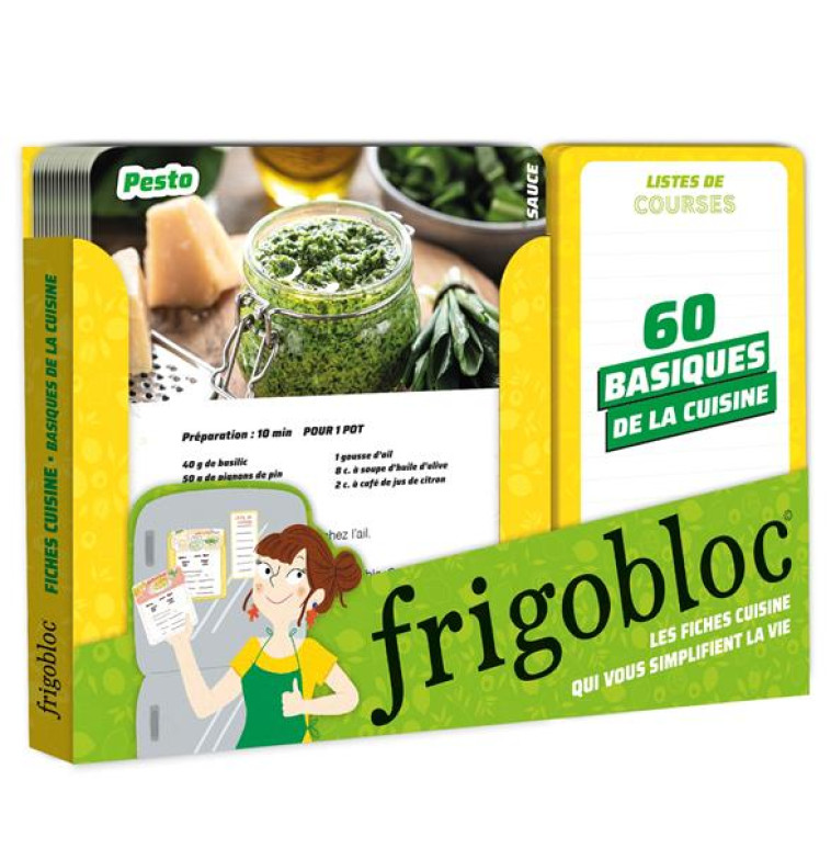 FRIGOBLOC - 60 BASIQUES DE LA CUISINE - LES PATES, LES CREMES, LES SAUCES, LES DESSERTS INRATABLES, - XXX - NC