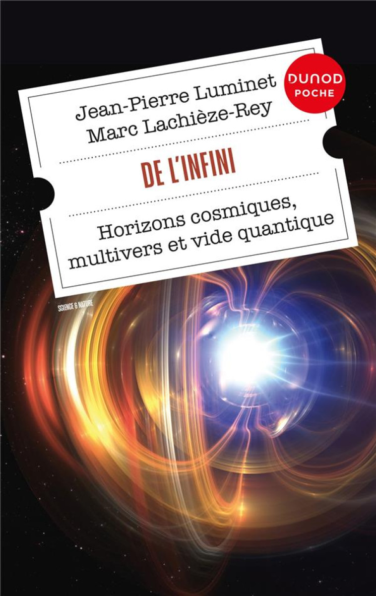 DE L-INFINI - HORIZONS COSMIQUES, MULTIVERS ET VIDE QUANTIQUE - LUMINET/LACHIEZE-REY - DUNOD