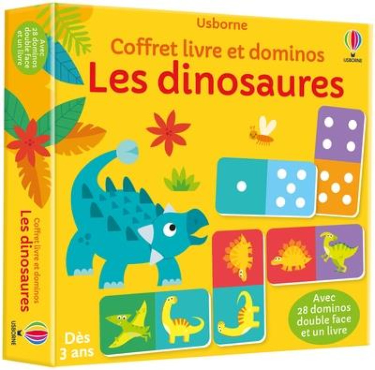 LES DINOSAURES - COFFRET LIVRE ET DOMINOS - NOLAN/WILLIAMS - NC