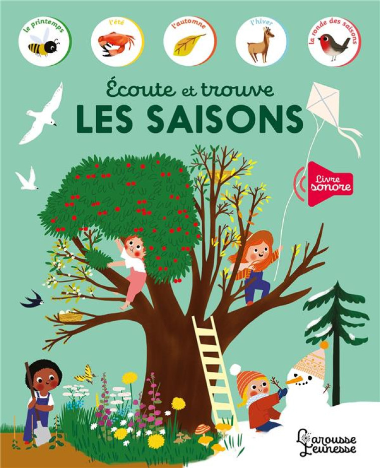 ECOUTE ET TROUVE LES SAISONS - PARUIT MARIE - LAROUSSE