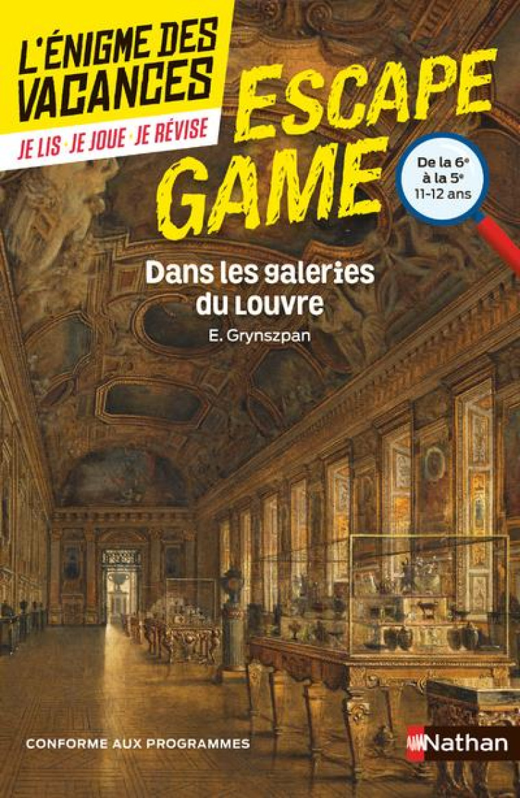 DANS LES GALERIES DU LOUVRE - GRYNSZPAN/SIRIANNI - CLE INTERNAT