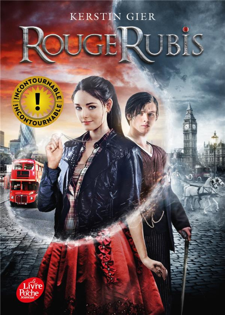 LA TRILOGIE DES GEMMES - ROUGE RUBIS - TOME 1 - GIER KERSTIN - Le Livre de poche jeunesse