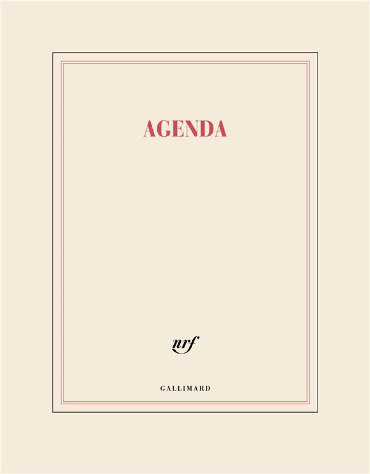 AGENDA LITTERAIRE SEPT. 2023 A SEPT. 2024 (PAPETERIE) - COLLECTIFS/BRAUD - NC