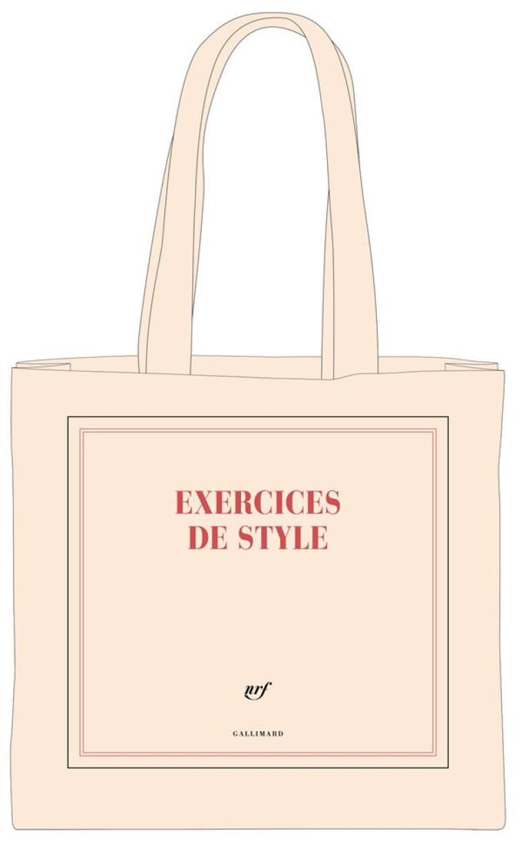 SAC EN TISSU EXERCICES DE STYLE (PAPETERIE) - COLLECTIF - NC