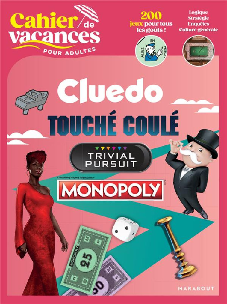 CAHIER DE VACANCES MULTIJEUX  HASBRO - COLLECTIF - MARABOUT