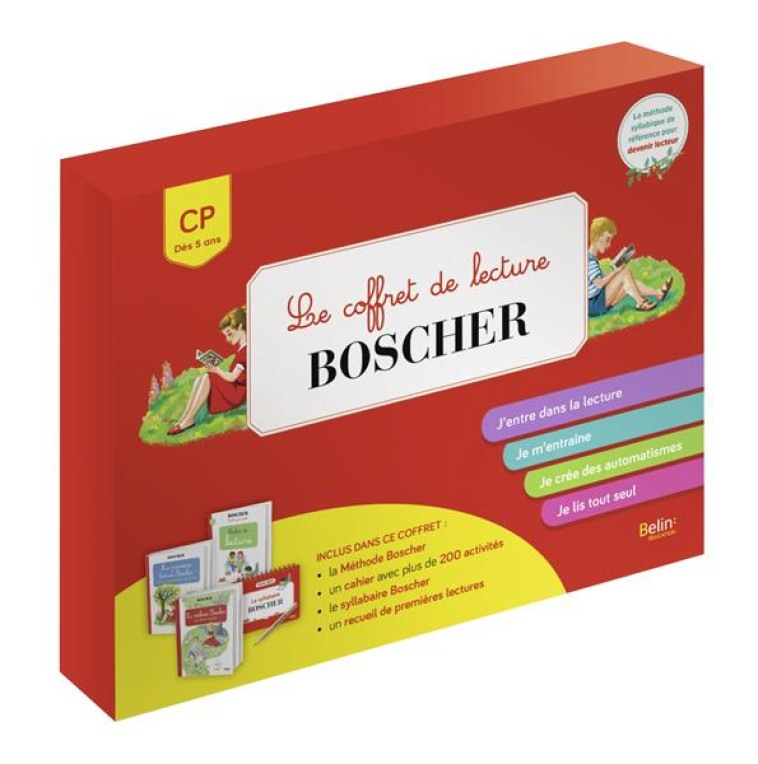 LE COFFRET DE LECTURE BOSCHER - COLLECTIF - BELIN