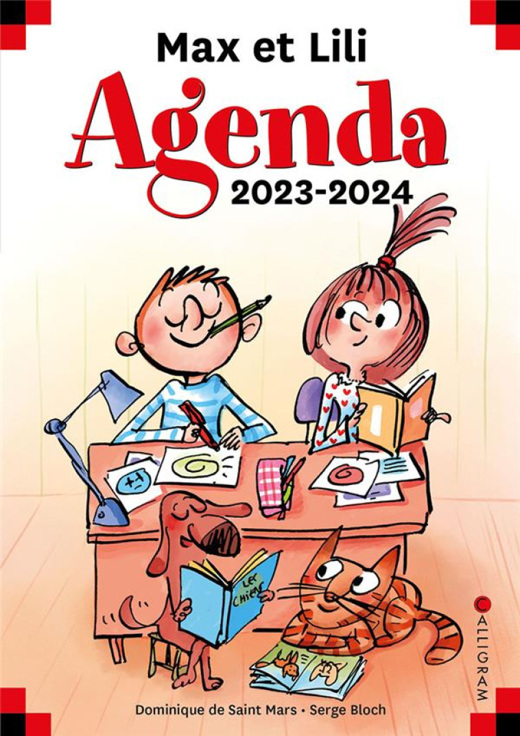 AGENDA SCOLAIRE MAX ET LILI 2023-2024 - DE SAINT MARS/BLOCH - NC