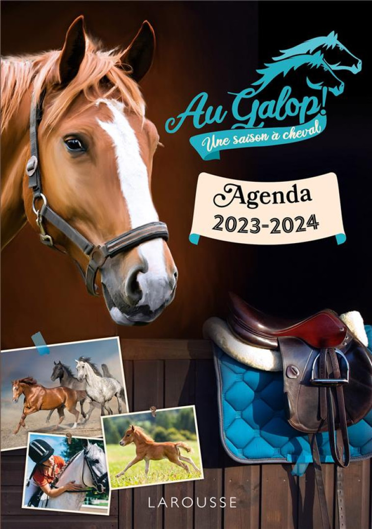 AGENDA SCOLAIRE CHEVAUX AU GALOP 2023-2024 - COLLECTIF - NC