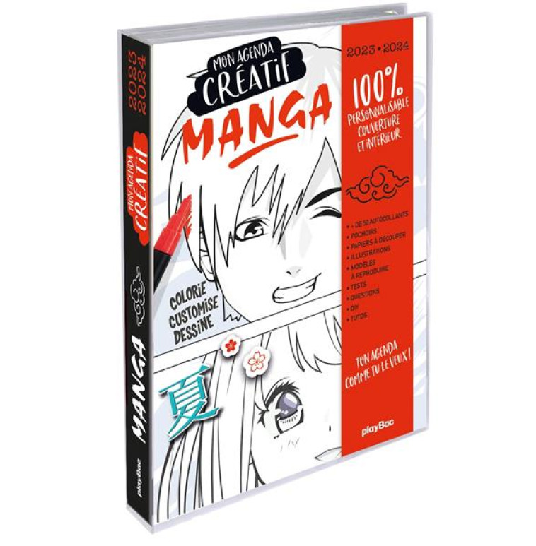 AGENDA SCOLAIRE DIY MANGA 2023-2024 - XXX - NC