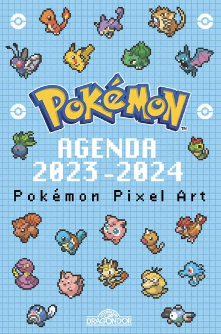 POKEMON - AGENDA 2023-2024 - PIXELS - THE POKEMON COMPANY - NC