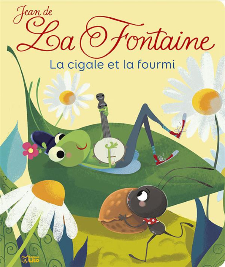 LIVRE FABLE CIGALE ET FOURMI - XXX - LITO