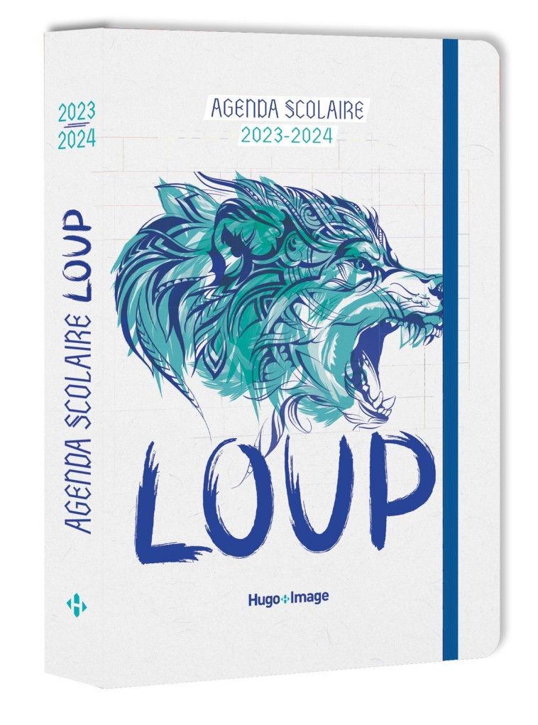 AGENDA SCOLAIRE LOUPS 2023 - 2024 -   - HUGO IMAGE