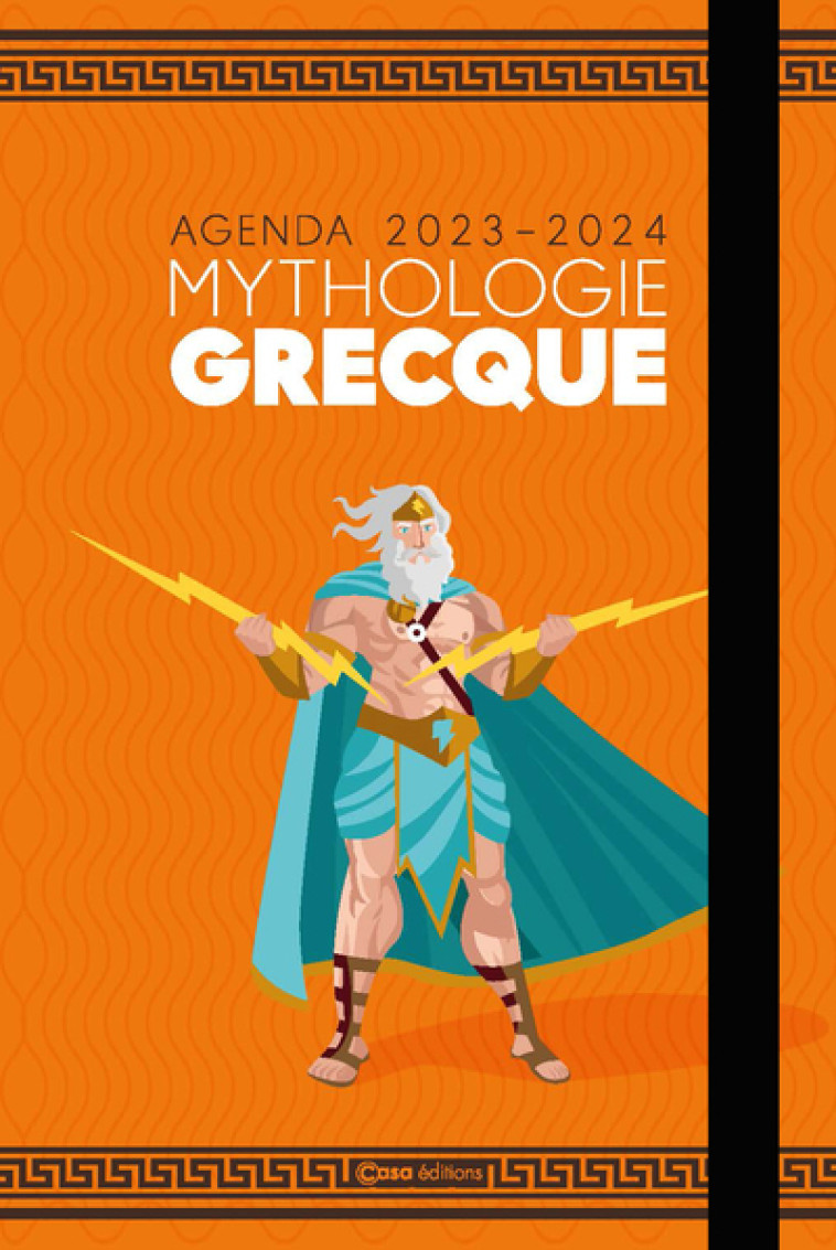 AGENDA SCOLAIRE MYTHOLOGIE GRECQUE 2023 - 2024 -  Collectif - CASA