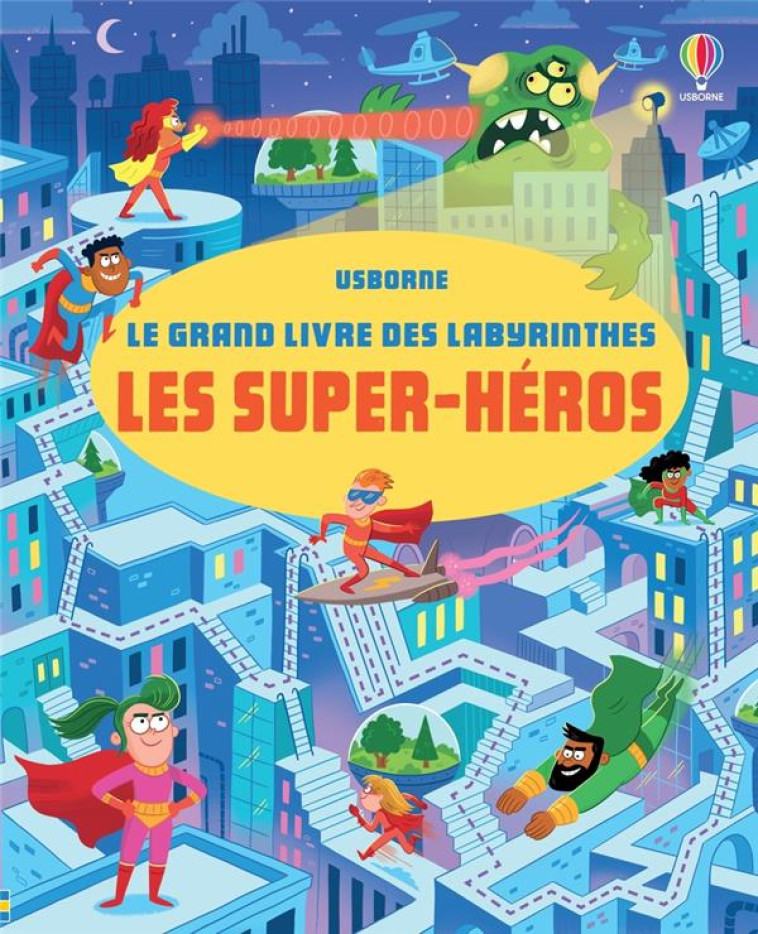 LES SUPER-HEROS - LE GRAND LIVRE DES LABYRINTHES - SMITH/DANILOVA/HARDY - NC