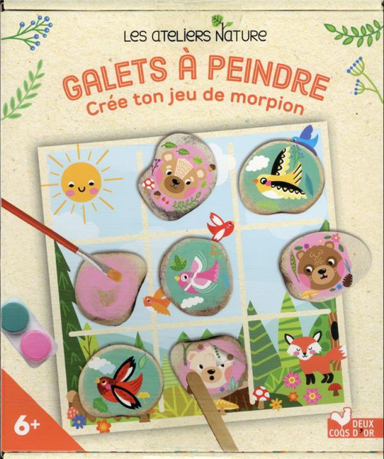 GALETS A PEINDRE CREE TON JEU DE MORPION - COON TRACEY - HACHETTE