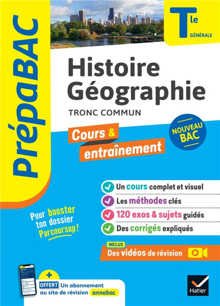 PREPABAC HISTOIRE-GEOGRAPHIE TLE GENERALE - BAC 2024 - NOUVEAU PROGRAMME DE TERMINALE - BEDOURET/CALAUZENES - HATIER SCOLAIRE