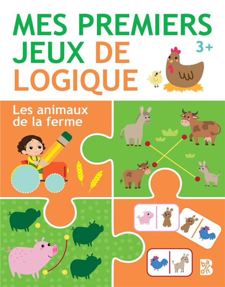 ENIGMES ET JEUX DE LOGIQUE - ANIMAUX DE LA FERME - XXX - NC