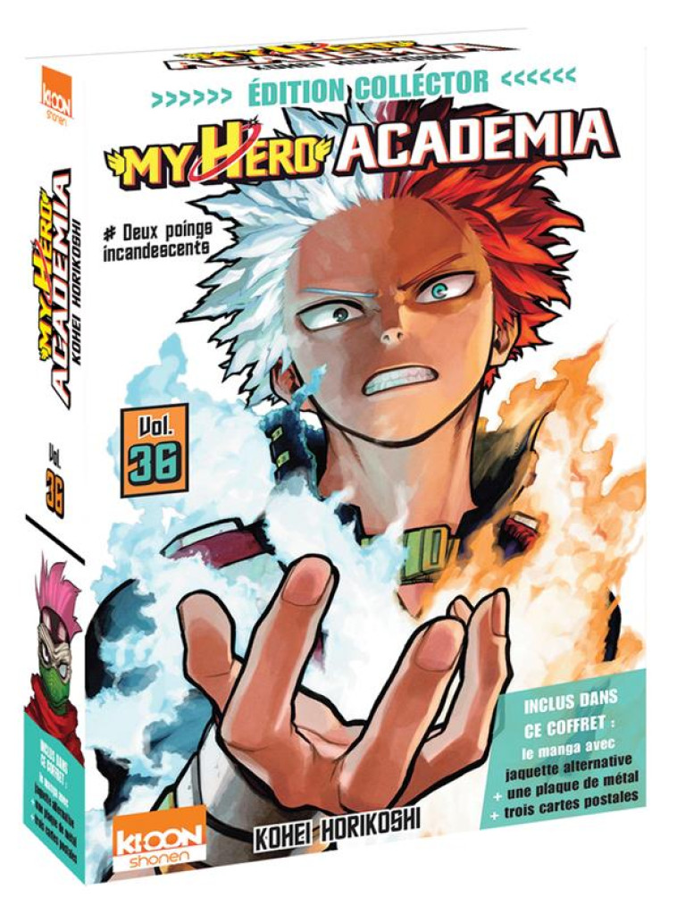 MY HERO ACADEMIA T36 - EDITION COLLECTOR - HORIKOSHI KOHEI - KI-OON