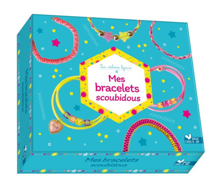 MES BRACELETS SCOUBIDOUS - COFFRET AVEC ACCESSOIRES - ELY ELY - HACHETTE